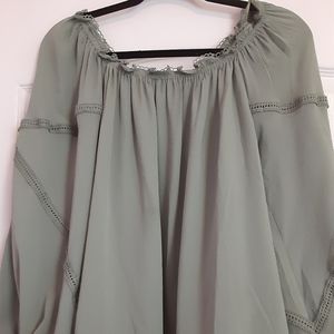 MAX STUDIO GREEN BLOUSE